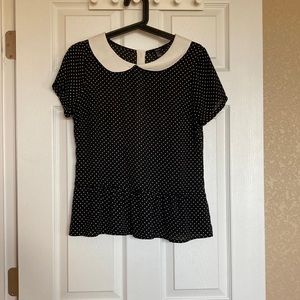 Polka dot blouse